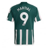 Billiga Manchester United Anthony Martial #9 Borta fotbollskläder 2023-24 Kortärmad